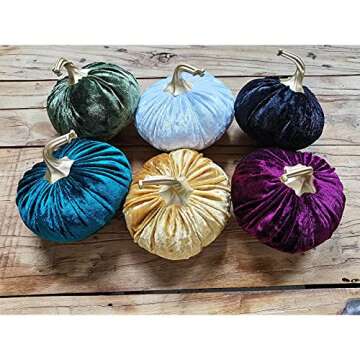 Orgrimmar Velvet Pumpkins for Fall Home Decor