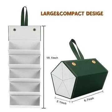 CHZZMS 2 Pack Travel Sunglass Organizer Case,Multiple Pairs Eyeglasses Storage Case Hanging Eyewear ...