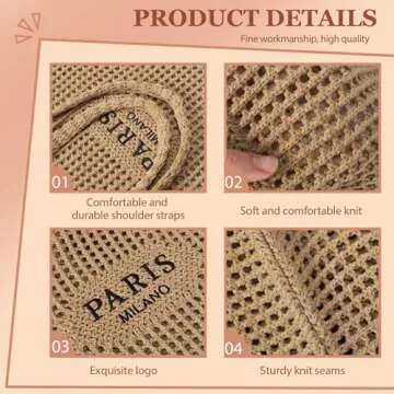 Chic Crochet Beach Bag Tote for Stylish Summer Days