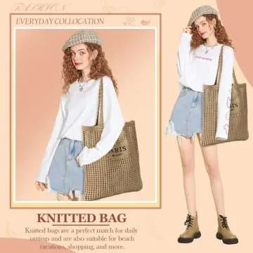 Chic Crochet Beach Bag Tote for Stylish Summer Days