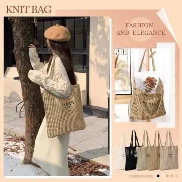 Chic Crochet Beach Bag Tote for Stylish Summer Days