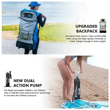 COOLCAA Inflatable Paddle Board for All Water Adventures
