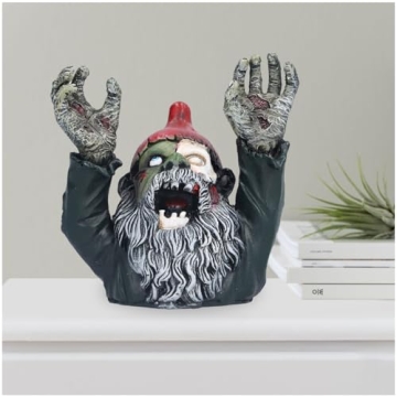 Unique Dpofirs Zombie Gnome Garden Statue for Indoor and Outdoor Use