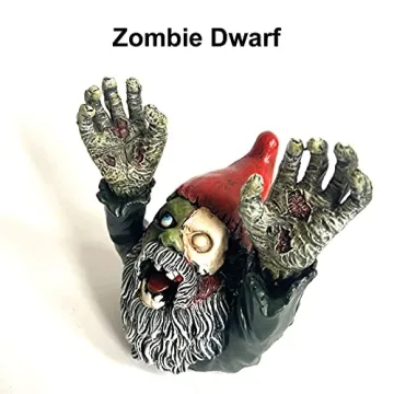 Dpofirs Zombie Gnome Outdoor Garden Statue Decoration