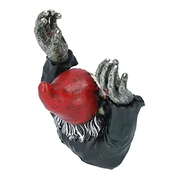 Dpofirs Zombie Gnome Outdoor Garden Statue Decoration