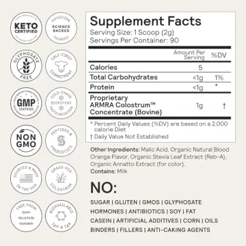 ARMRA Colostrum Premium Powder for Gut Health & Immunity