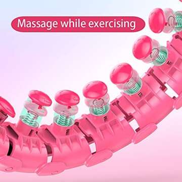 UltraGlide Hula Hoop for Fun Fitness and Weight Loss