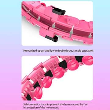 UltraGlide Hula Hoop for Fun Fitness and Weight Loss