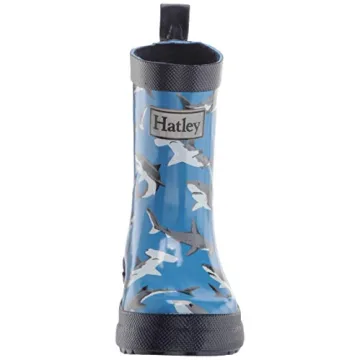 Hatley Deep-Sea Sharks Rain Boots for Toddlers