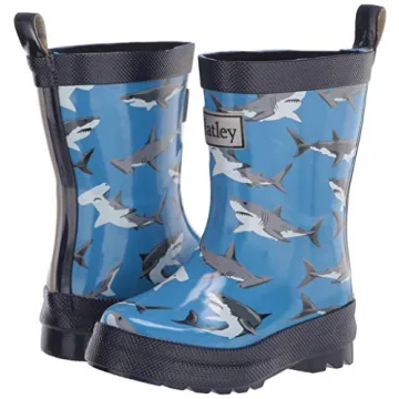 Hatley Deep-Sea Sharks Rain Boots for Toddlers