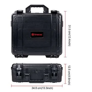 Smatree 13.4L Hard Carrying Case Compatible for DJI Mavic 2 Pro/Mavic 2 Zoom Fly More Combo(Upgrade Edition), Waterproof Hard Case for DJI mavic 2 pro/Zoom and Accessorie(Not fit for Smart Controller)