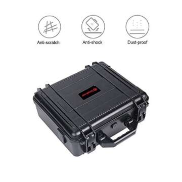 Smatree 13.4L Hard Carrying Case Compatible for DJI Mavic 2 Pro/Mavic 2 Zoom Fly More Combo(Upgrade Edition), Waterproof Hard Case for DJI mavic 2 pro/Zoom and Accessorie(Not fit for Smart Controller)