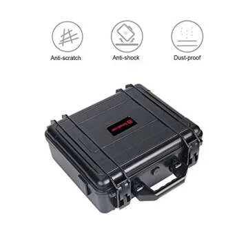 Smatree 13.4L Hard Carrying Case Compatible for DJI Mavic 2 Pro/Mavic 2 Zoom Fly More Combo(Upgrade Edition), Waterproof Hard Case for DJI mavic 2 pro/Zoom and Accessorie(Not fit for Smart Controller)