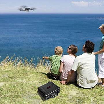Smatree 13.4L Hard Carrying Case Compatible for DJI Mavic 2 Pro/Mavic 2 Zoom Fly More Combo(Upgrade Edition), Waterproof Hard Case for DJI mavic 2 pro/Zoom and Accessorie(Not fit for Smart Controller)