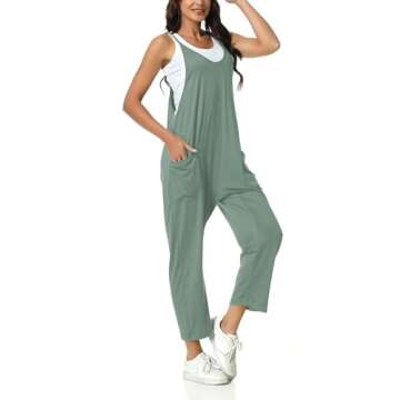 Versatile HAILTH Women's Summer Jumpsuits with Pockets - Fashionable & Comfortable