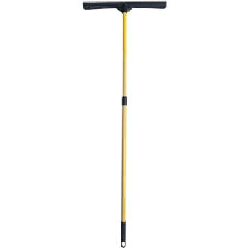 FURemover PRO Pet Hair Rubber Broom with Squeegee, 58” Telescopic Handle for Carpet, Tile and Hard...