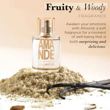 SOLINOTES Almond Perfume for Women - Eau De Parfum | Delicate Floral and Soothing Scent - Made in France - Vegan - 1.7 fl.oz