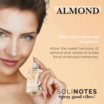 SOLINOTES Almond Perfume for Women - Eau De Parfum | Delicate Floral and Soothing Scent - Made in France - Vegan - 1.7 fl.oz