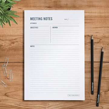 Efficient Meeting Notes Notepad for Professionals