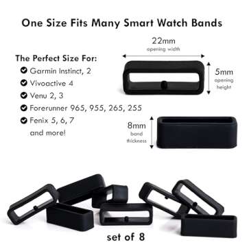 Magic Band Protectors - Secure Smartwatch Bands Pack of 8