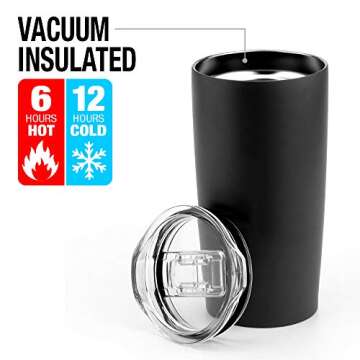 Logovision Pinky and the Brain 20 oz Vacuum Insulated Tumbler