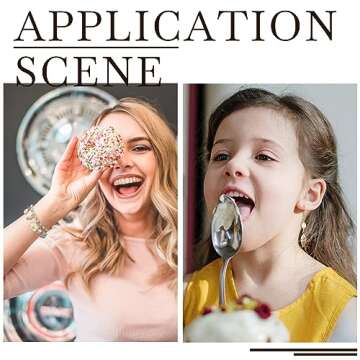 Craftdady 40pcs Food Theme Enamel Pendant 20 Styles Light Gold Plated Donut Lollipop Ice Cream Cup Cake Bubble Tea Milk Dangle Charm for Earring Bracelet Necklace Jewelry Making