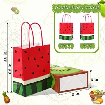 Colorful Summer Fruit Party Favor Bags for All Occasions