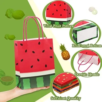 Colorful Summer Fruit Party Favor Bags for All Occasions
