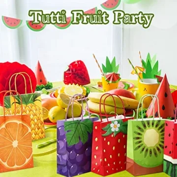 Colorful Summer Fruit Party Favor Bags for All Occasions