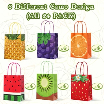 Colorful Summer Fruit Party Favor Bags for All Occasions