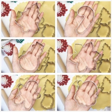 4" Christmas Cookie Cutters with Recipes