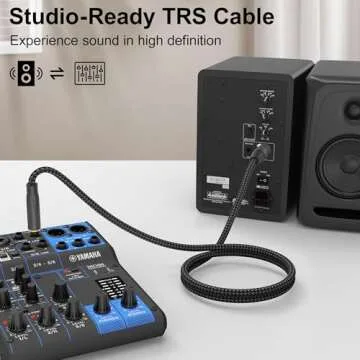 HOSONGIN XLR to 3.5mm Trs Cable for High-Quality Audio
