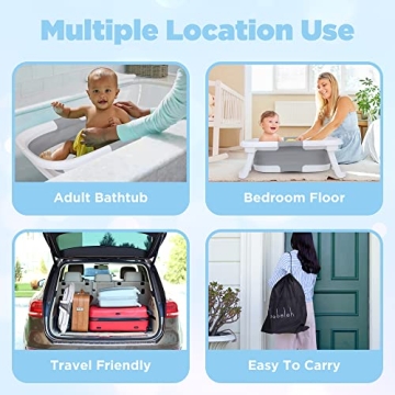 BEBELEH™ Baby Bathtub with Newborn Sling for Safe Bonding