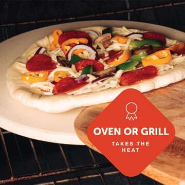 Cast Elegance Thermarite Pizza Stone for Oven & Grill