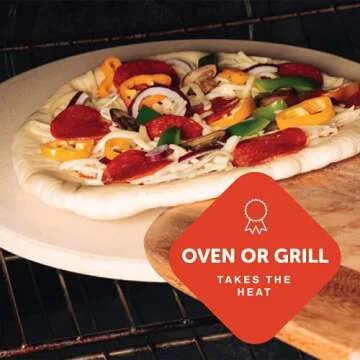 Cast Elegance Thermarite Pizza Stone for Oven & Grill