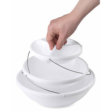 Masirs Collapsible Bowl Set for Stylish Serving & Minimal Storage