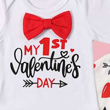 Cute Baby Boys' Valentine's Day Outfit Set 0-3 Months