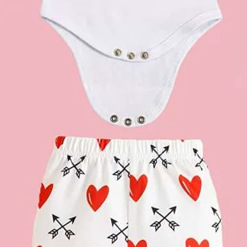 Cute Baby Boys' Valentine's Day Outfit Set 0-3 Months