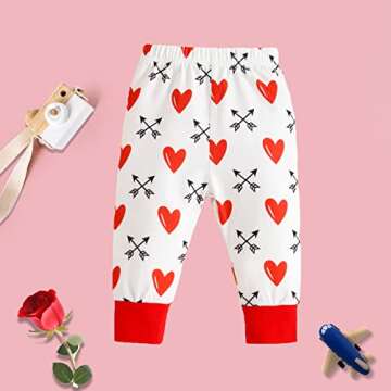 Cute Baby Boys' Valentine's Day Outfit Set 0-3 Months