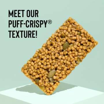 Mezcla Vegan Protein Bars, Gluten Free Snack Made with Pumpkin Seeds, Pea Protein, Organic Vanilla a...