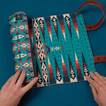 Pendleton Travel-Ready Backgammon Set for Outdoor Fun