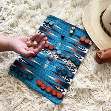 Pendleton Travel-Ready Backgammon Set for Outdoor Fun