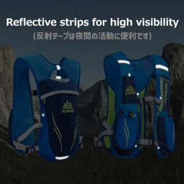 Azarxis Hydration Running Vest Backpack Pack 5.5L for Women and Men Jogging Trail Race Marathon Cycling Hiking (Rose Red with 2 x 250ml Water Bottles)