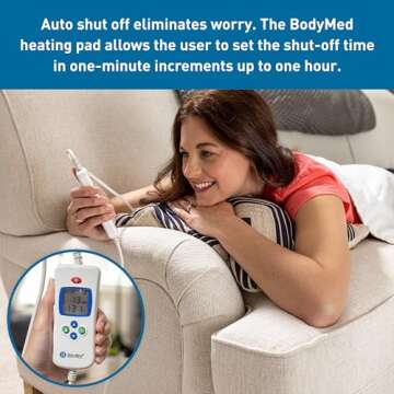 BodyMed Digital Moist Heating Pad for Pain Relief