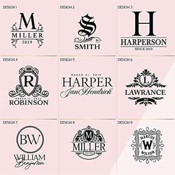 Personalized 5 pc Whiskey Decanter Set - 9 Design Options - Limited Edition, Custom Liquor Decanter ...