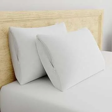 Set of 4 King AllerEase Pillow Protectors - Allergy Safety, Comfort