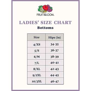 Fruit Of The Loom Women's Beyondsoft Panties, Bikini-Cotton Blend-6 Pack, 6