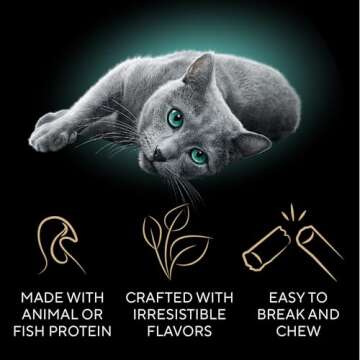 Sheba Meaty Tender Cat Treats Tuna Flavor 50 Pack