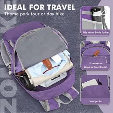 ZOMAKE Lightweight Packable Backpack 30L - Versatile Daypack