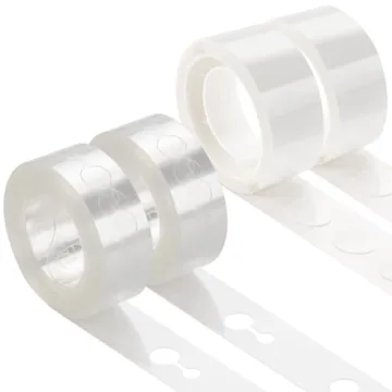 KICNIC Balloon Arch Strip Kit for Garland, 32.8 Feet of Balloon Tape Strips and 200 Glue Point Dot S...